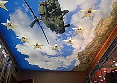 Gergi Tavan, Gergi Tavan Modelleri Baskılı Gergi Tavan 454