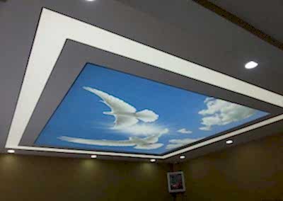 Gergi Tavan, Gergi Tavan Modelleri Baskılı Gergi Tavan 253