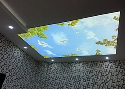 Gergi Tavan, Gergi Tavan Modelleri Baskılı Gergi Tavan 145